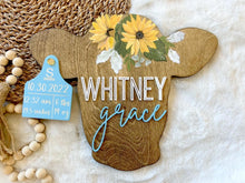 Load image into Gallery viewer, Birth Stats Cow