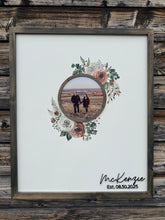 Load image into Gallery viewer, Watercolour Floral Wedding Guestbook with Photo