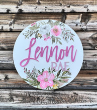 Load image into Gallery viewer, Watercolour Nursery Sign