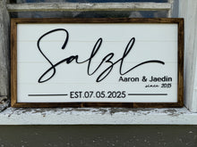 Load image into Gallery viewer, Family Name Sign