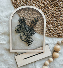 Load image into Gallery viewer, Birth Flower Acrylic Arch