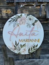 Load image into Gallery viewer, Watercolour Nursery Sign