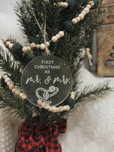 Load image into Gallery viewer, First Christmas As Mr&Mrs / Engaged Ornament