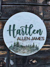 Load image into Gallery viewer, Watercolour Nursery Sign