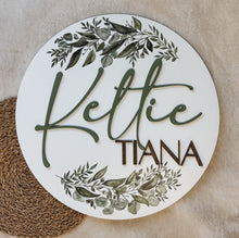 Load image into Gallery viewer, Watercolour Nursery Sign