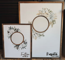Load image into Gallery viewer, Watercolour Floral Wedding Guestbook with Photo