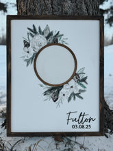 Load image into Gallery viewer, Watercolour Floral Wedding Guestbook with Photo