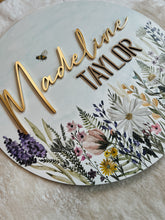 Load image into Gallery viewer, Watercolour Nursery Sign