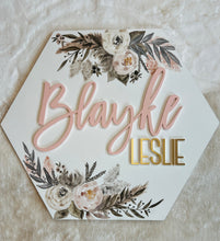 Load image into Gallery viewer, Watercolour Nursery Sign