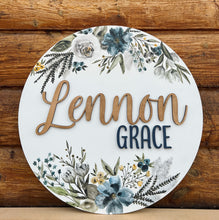 Load image into Gallery viewer, Watercolour Nursery Sign