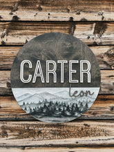 Load image into Gallery viewer, Watercolour Nursery Sign