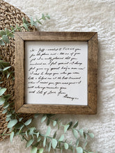 Load image into Gallery viewer, Engraved Hand Lettered Sign