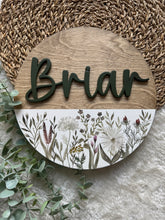 Load image into Gallery viewer, Watercolour Nursery Sign