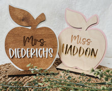 Load image into Gallery viewer, Teacher Name Apple