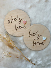 Load image into Gallery viewer, Gender Reveal Disc