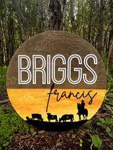 Load image into Gallery viewer, Watercolour Nursery Sign