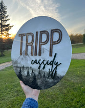 Load image into Gallery viewer, Watercolour Nursery Sign