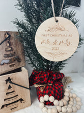 Load image into Gallery viewer, First Christmas As Mr&Mrs / Engaged Ornament
