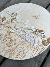 Load image into Gallery viewer, Watercolour Nursery Sign