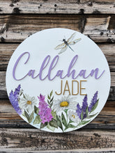 Load image into Gallery viewer, Watercolour Nursery Sign