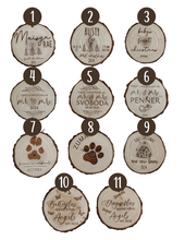 Load image into Gallery viewer, Wood Slice Ornaments