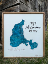 Load image into Gallery viewer, Personalized Lake Map