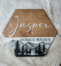 Load image into Gallery viewer, Watercolour Nursery Sign