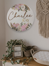 Load image into Gallery viewer, Watercolour Nursery Sign