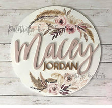 Load image into Gallery viewer, Watercolour Nursery Sign