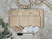 Load image into Gallery viewer, Wood Math Board