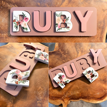 Load image into Gallery viewer, Wood Name Puzzle *DEPOSIT