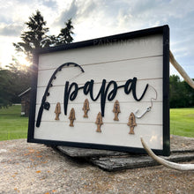 Load image into Gallery viewer, Personalized Fishing Sign