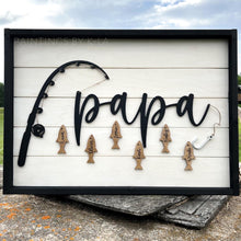 Load image into Gallery viewer, Personalized Fishing Sign