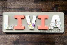 Load image into Gallery viewer, Wood Name Puzzle *DEPOSIT