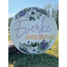 Load image into Gallery viewer, Watercolour Nursery Sign