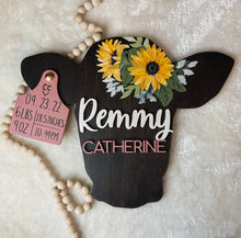 Load image into Gallery viewer, Birth Stats Cow