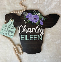 Load image into Gallery viewer, Birth Stats Cow