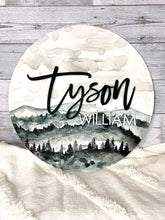 Load image into Gallery viewer, Watercolour Nursery Sign