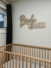 Load image into Gallery viewer, Stacked Floating Name Sign