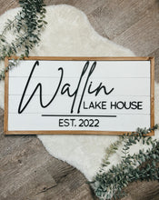 Load image into Gallery viewer, Family Name Sign
