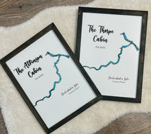 Load image into Gallery viewer, Personalized Lake Map