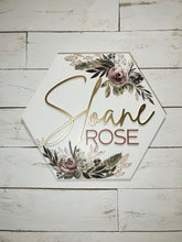 Load image into Gallery viewer, Watercolour Nursery Sign