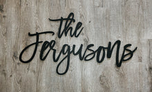 Load image into Gallery viewer, Personalized 3D Last Name Cutout