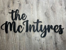 Load image into Gallery viewer, Personalized 3D Last Name Cutout