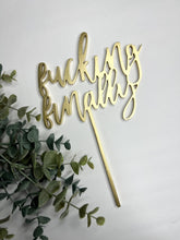 Load image into Gallery viewer, Personalized Text Cake Topper