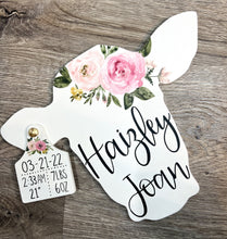 Load image into Gallery viewer, Birth Stats Cow