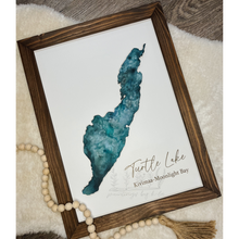 Load image into Gallery viewer, Personalized Lake Map