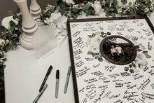 Load image into Gallery viewer, Watercolour Floral Wedding Guestbook with Photo
