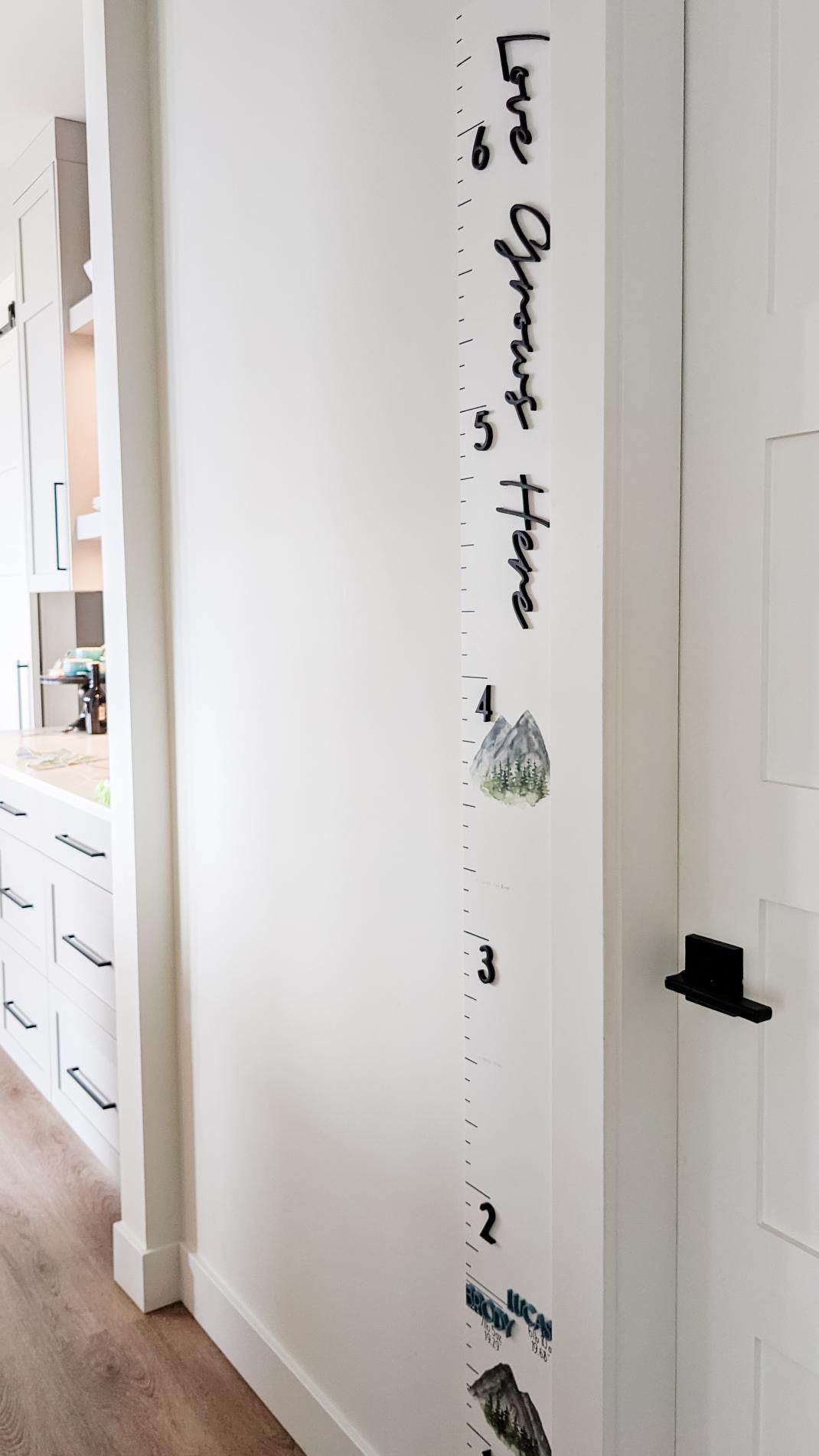 Watercolour Growth Chart