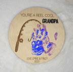 "Reel Cool Grandpa/Dad" Plaque